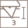 Cutting depth (3 mm)